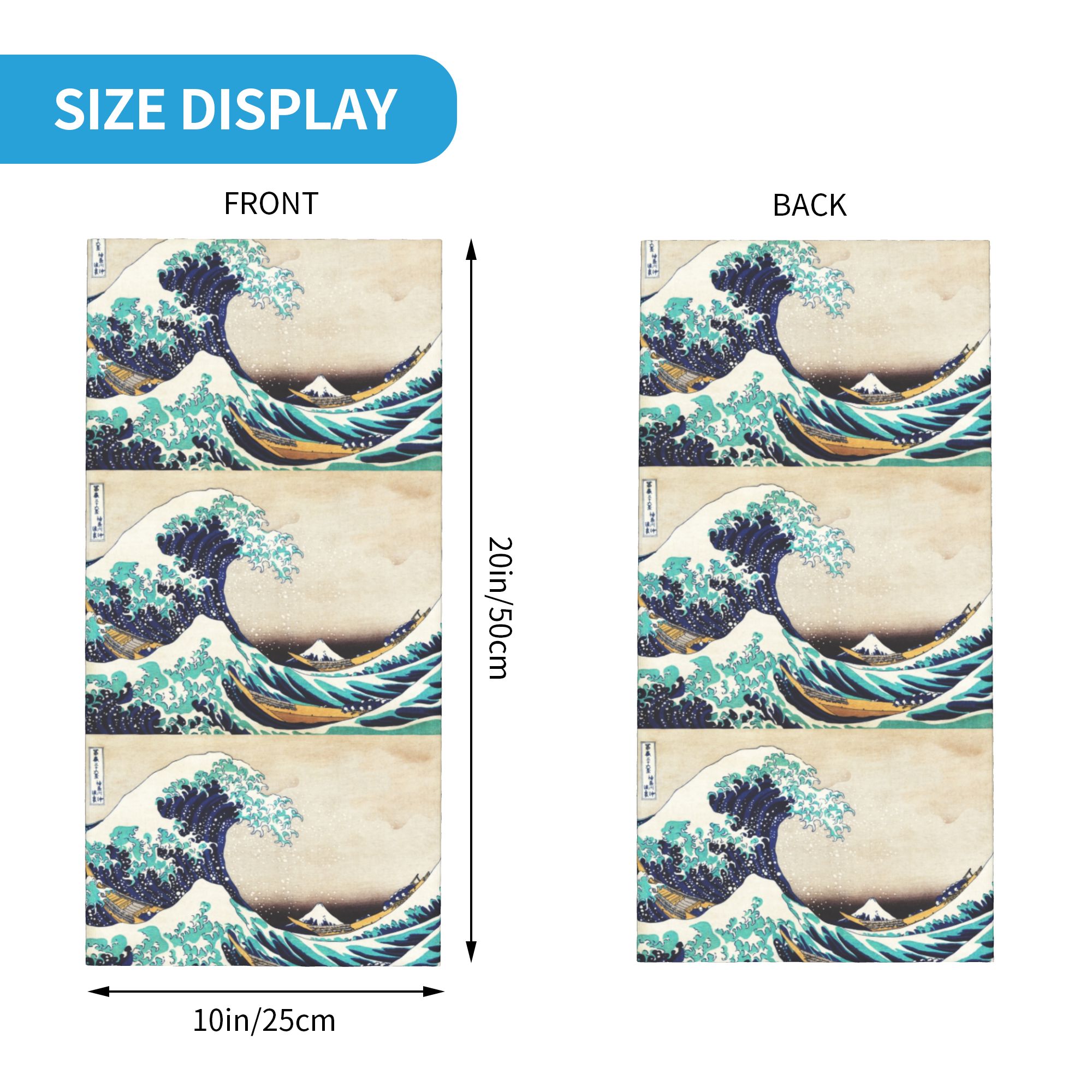 The Great Wave off Kanagawa Wi - огляд і ціна Neck Gaiter Fleece