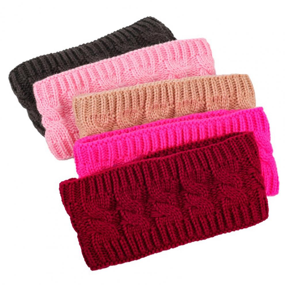 Elastic Knitted Hair Band Wint - огляд і ціна Fleece Ear Warmer Band