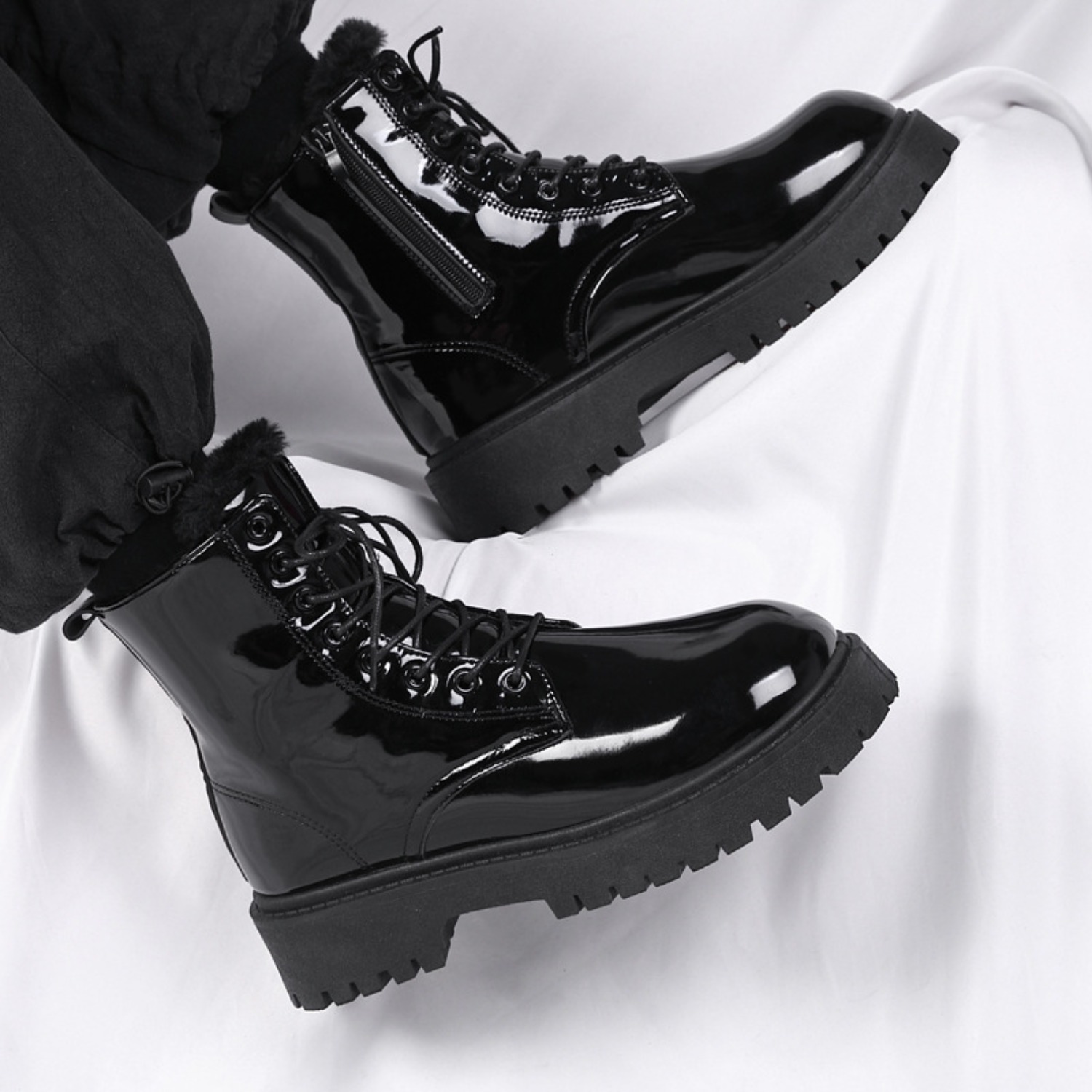Men's warm plush high-top boot - огляд і ціна Waterproof Winter Boot