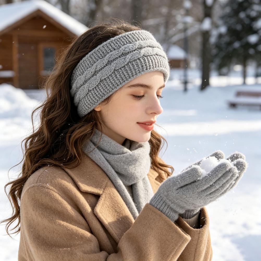 Comfortable Elastic Hair Band  - огляд і ціна Fleece Ear Warmer Band