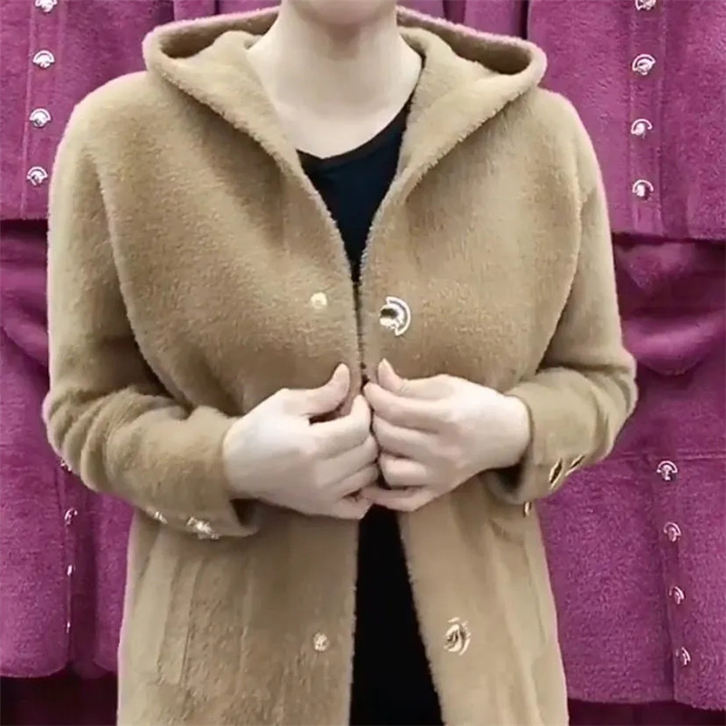 NEW Middle Aged Elderly Mother - огляд і ціна Wool Coat Peacoat