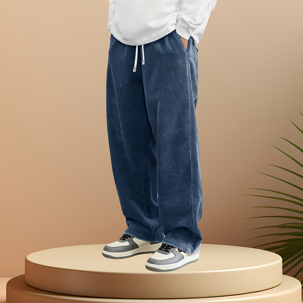 Autumn Winter Warm Motorcycle  - огляд і ціна Corduroy Pant Warm
