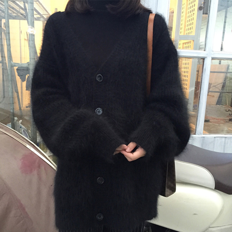 Imitation Mink Fleece Sweater  - огляд і ціна Wool Coat Peacoat