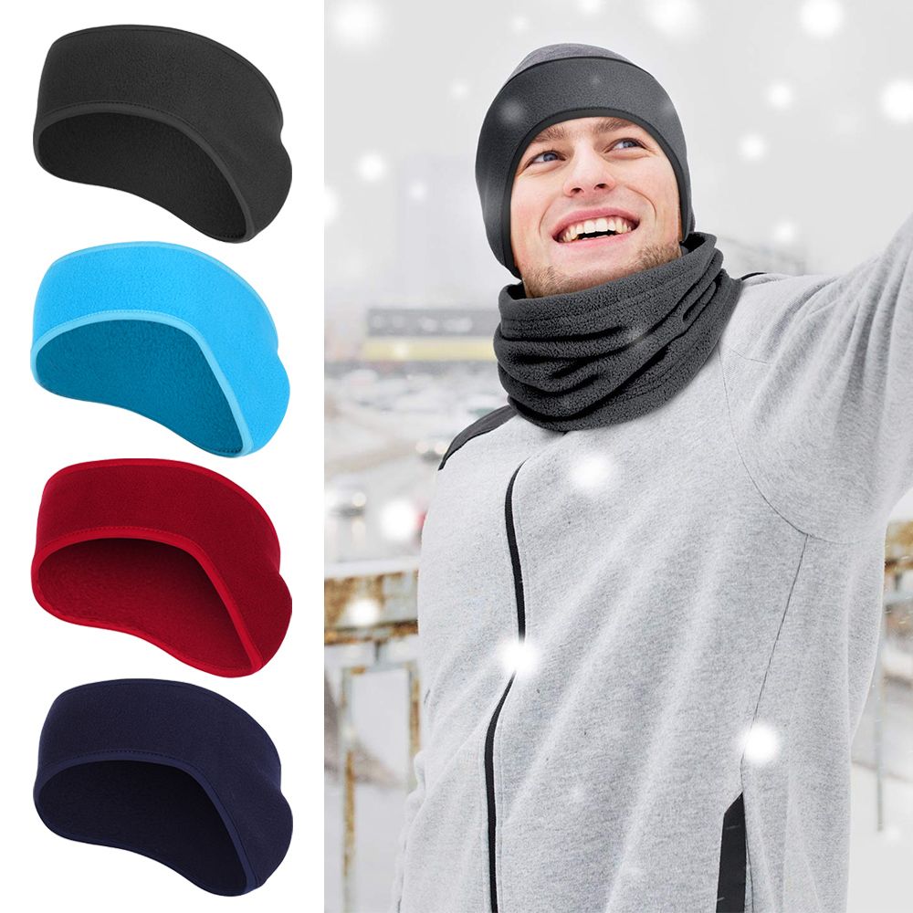 1Pcs Hair Bands Hair Sweat Fle - огляд і ціна Fleece Ear Warmer Band