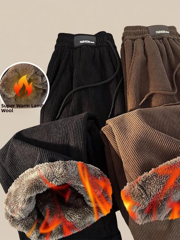 Extra Thick Winter Warm Lamb V - огляд і ціна Corduroy Pant Warm