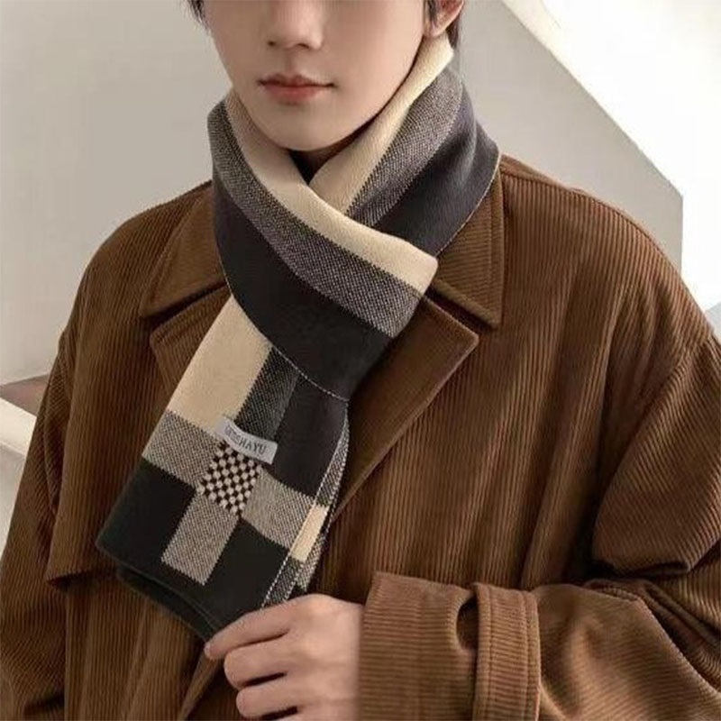 New Winter Men Scarf Keep Warm - огляд і ціна Wool Scarf Men