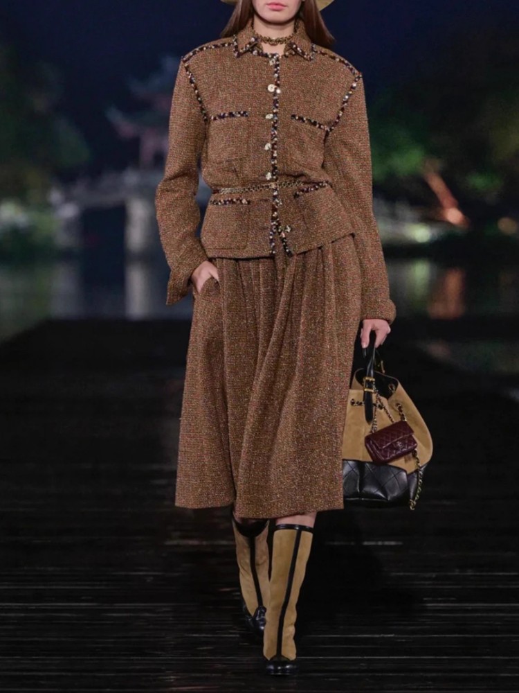 Female Elegant Turndown Collar - огляд і ціна Wool Coat Peacoat