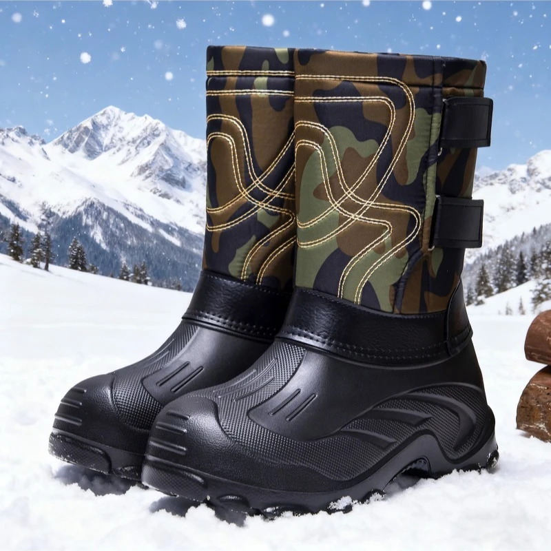 Men Camo High‑Top Winter Snow  - огляд і ціна Waterproof Winter Boot